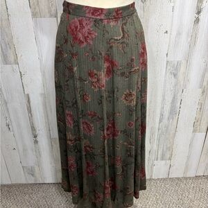 Koret Vintage Floral Midi Skirt